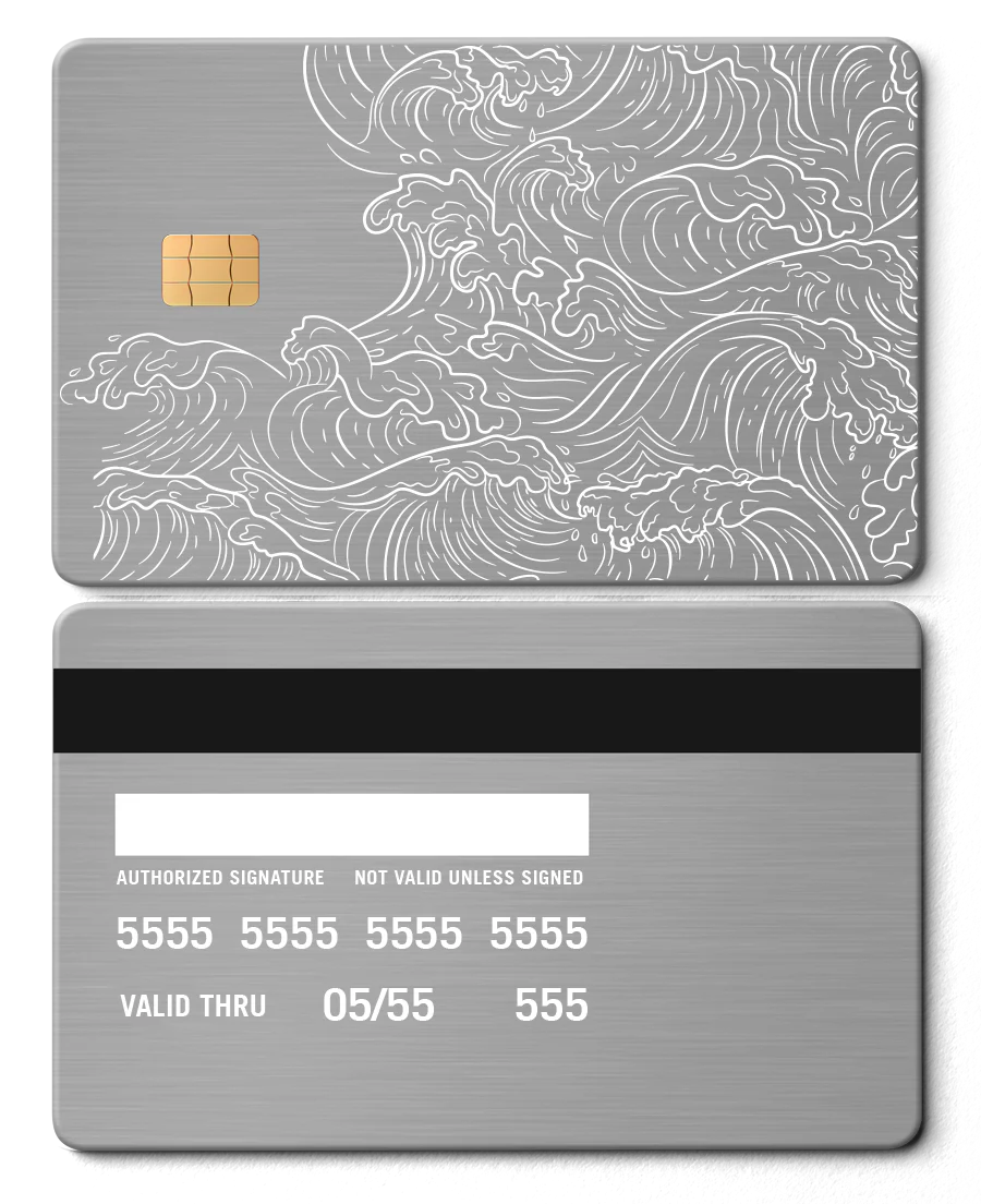Hokusai Wave Card - Image 10