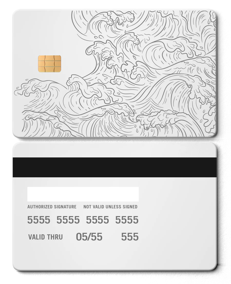 Hokusai Wave Card - Image 12