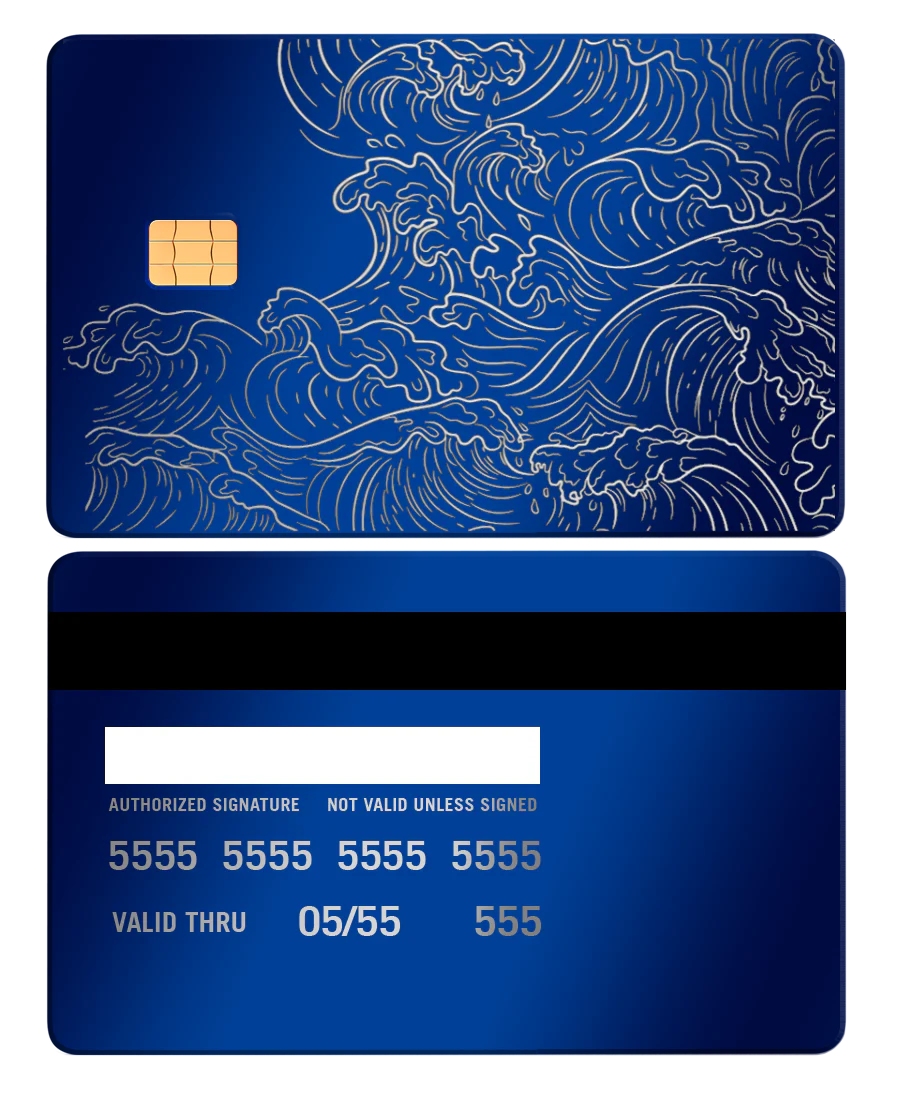 Hokusai Wave Card - Image 14