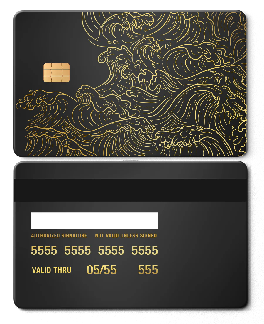 Hokusai Wave Card - Image 3