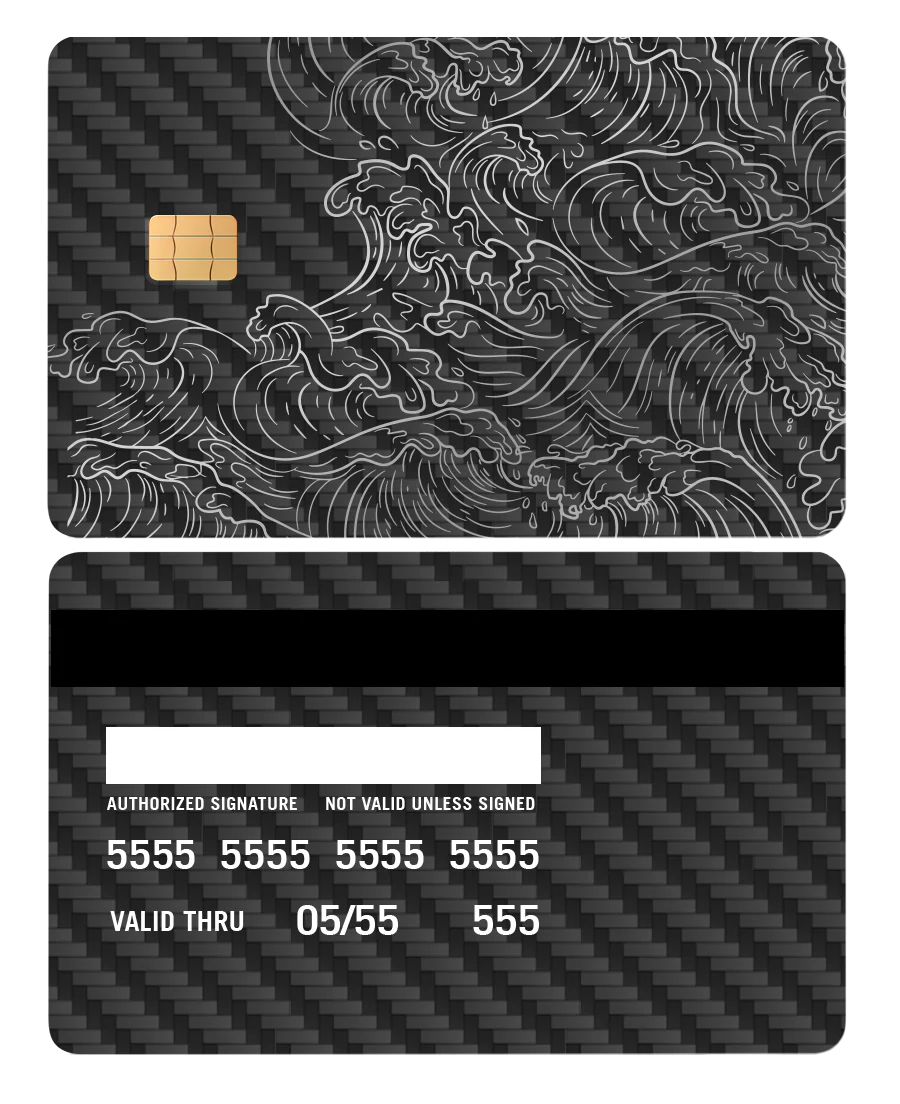 Hokusai Wave Card - Image 4