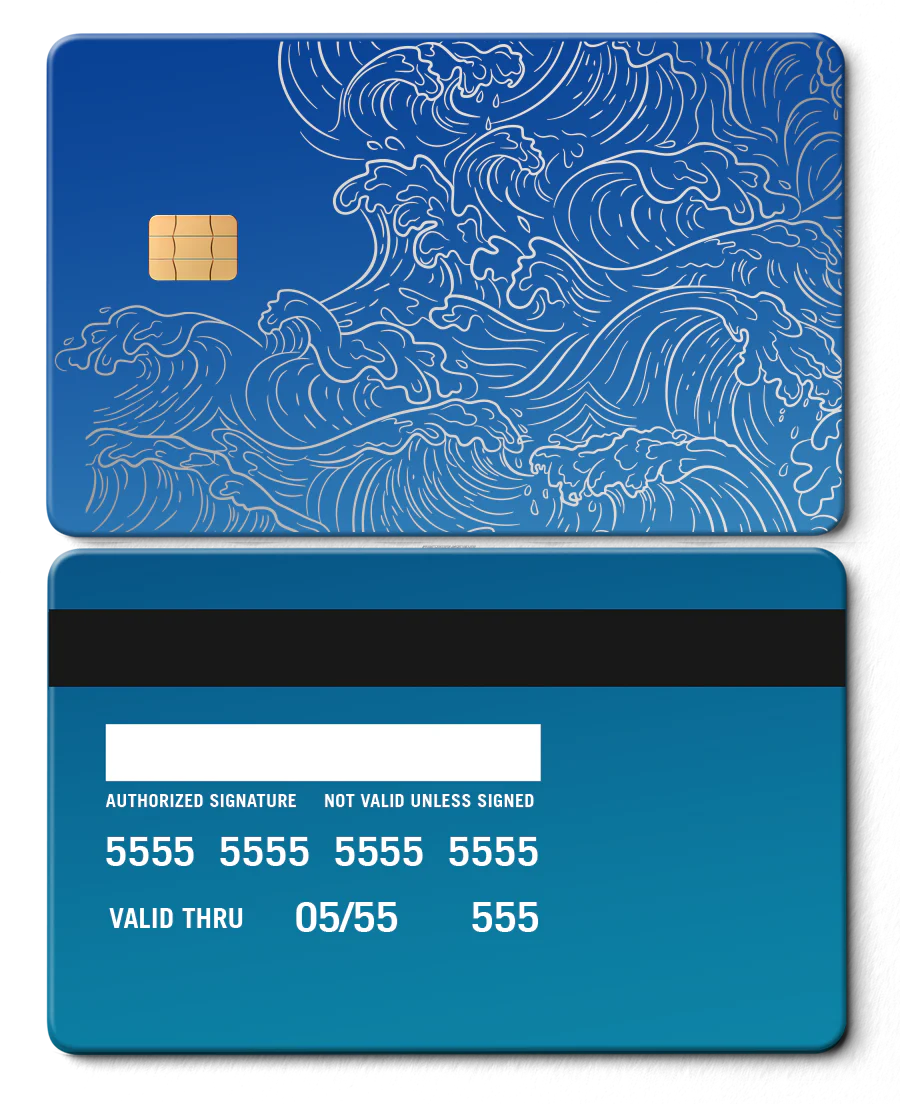 Hokusai Wave Card - Image 5