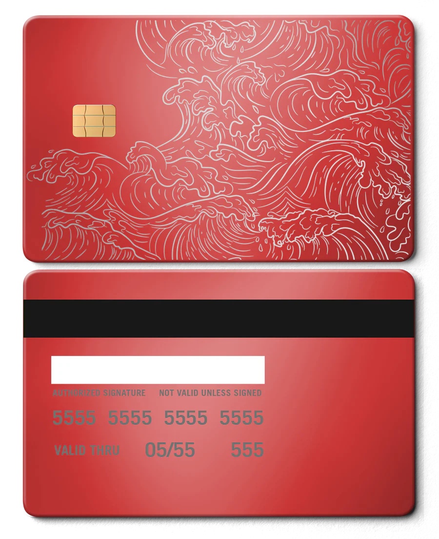 Hokusai Wave Card - Image 8