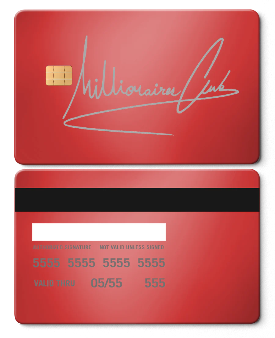 Millionaires Club Card - Image 10
