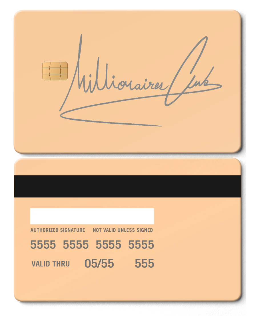 Millionaires Club Card - Image 13