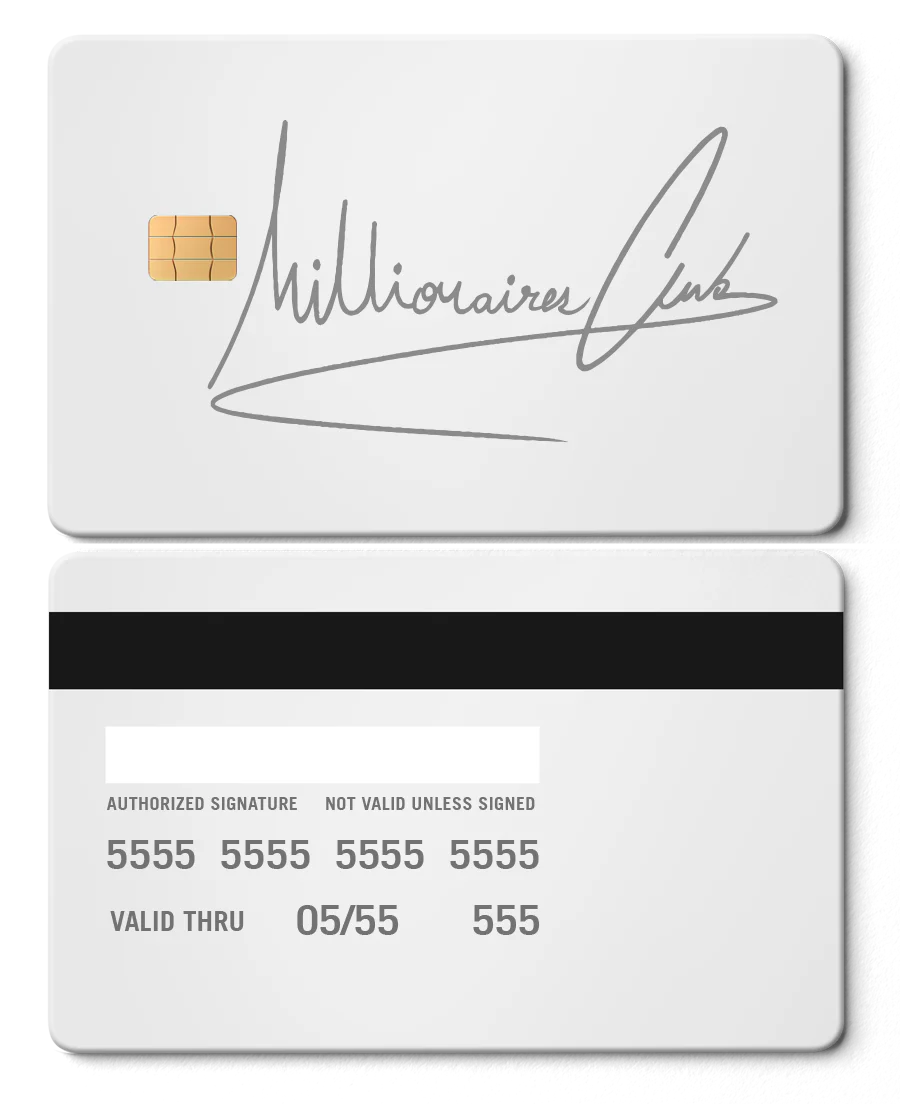 Millionaires Club Card - Image 14