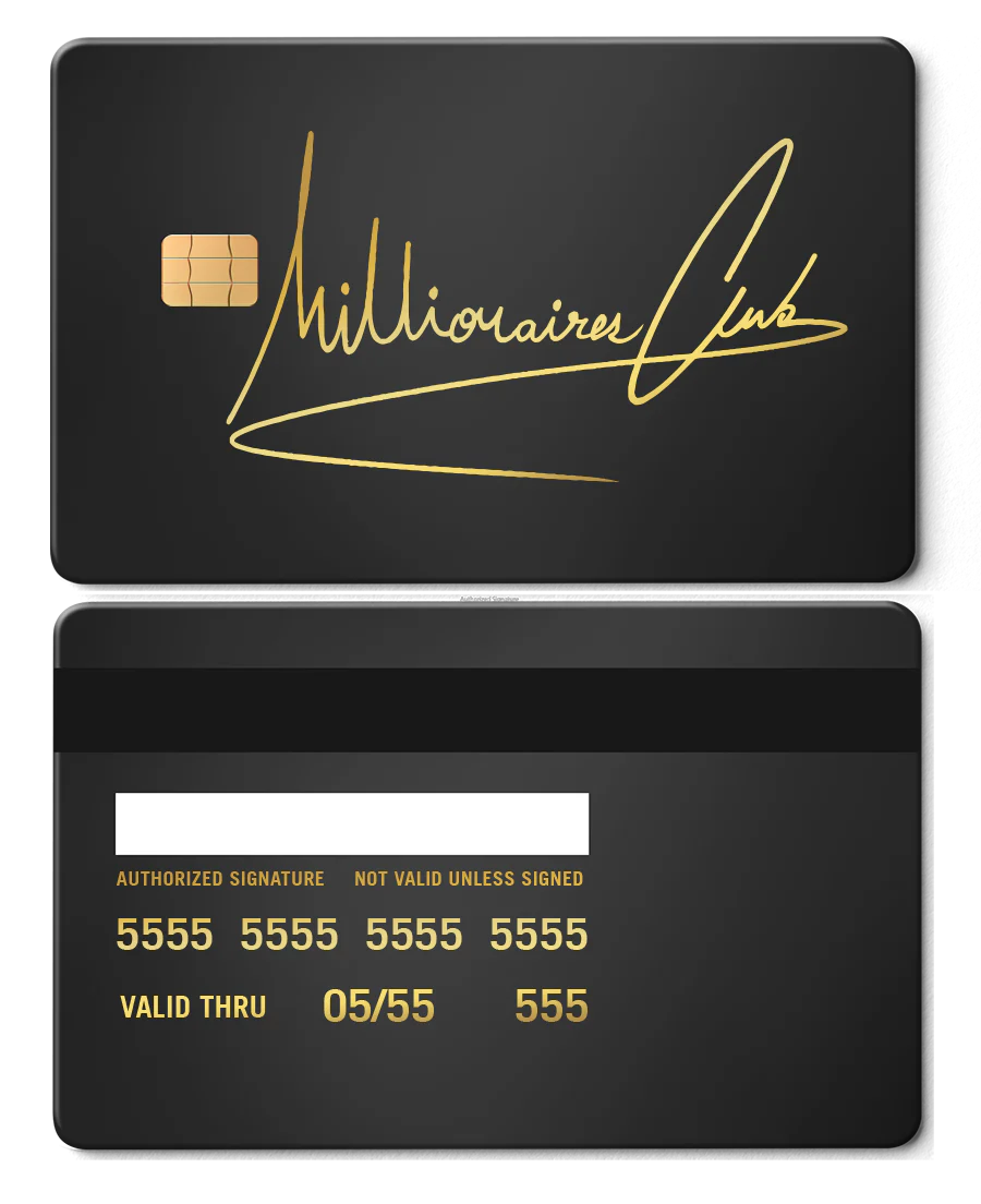 Millionaires Club Card - Image 3