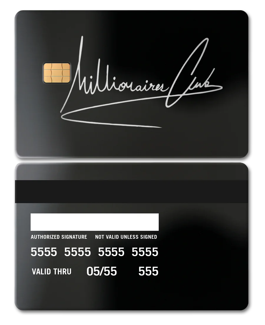 Millionaires Club Card - Image 7