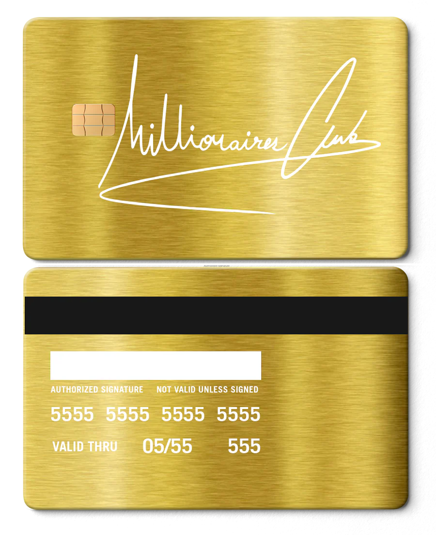 Millionaires Club Card - Image 9
