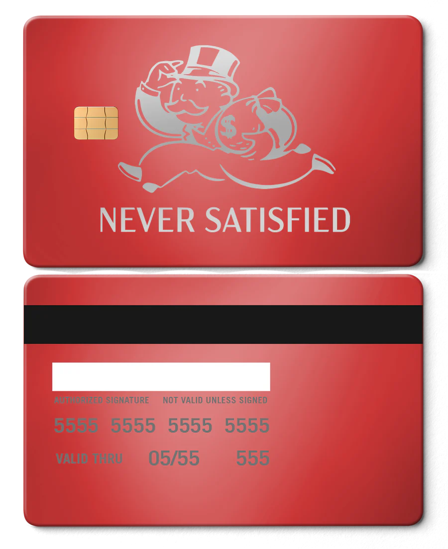 Never Satisfied Card - Image 10