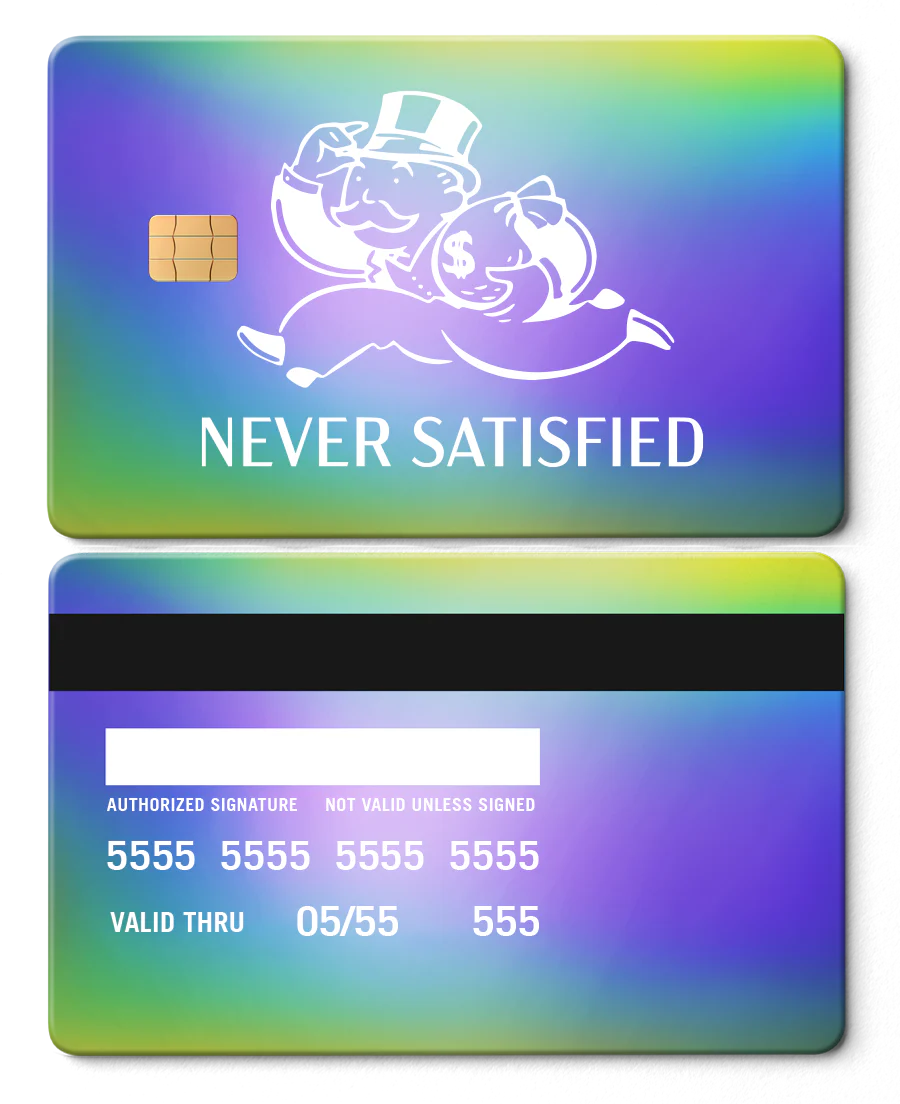 Never Satisfied Card - Image 11