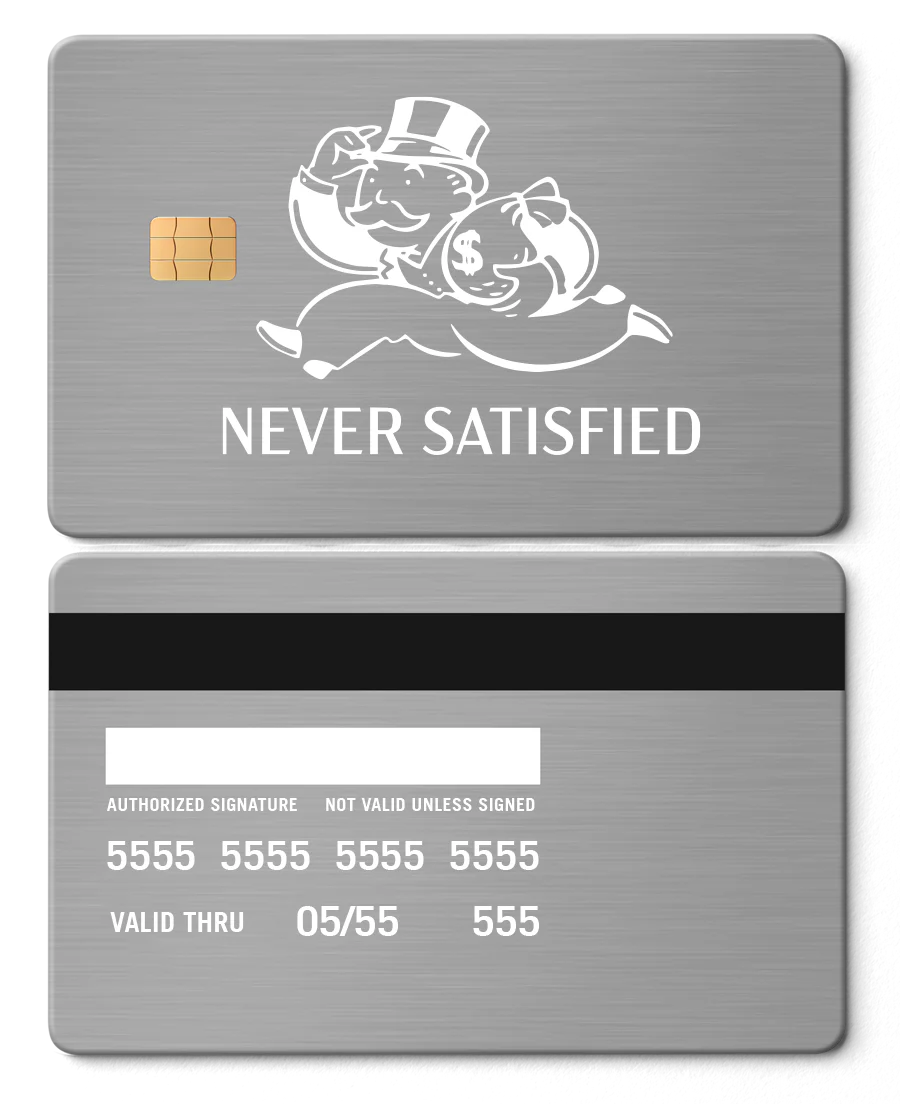 Never Satisfied Card - Image 12