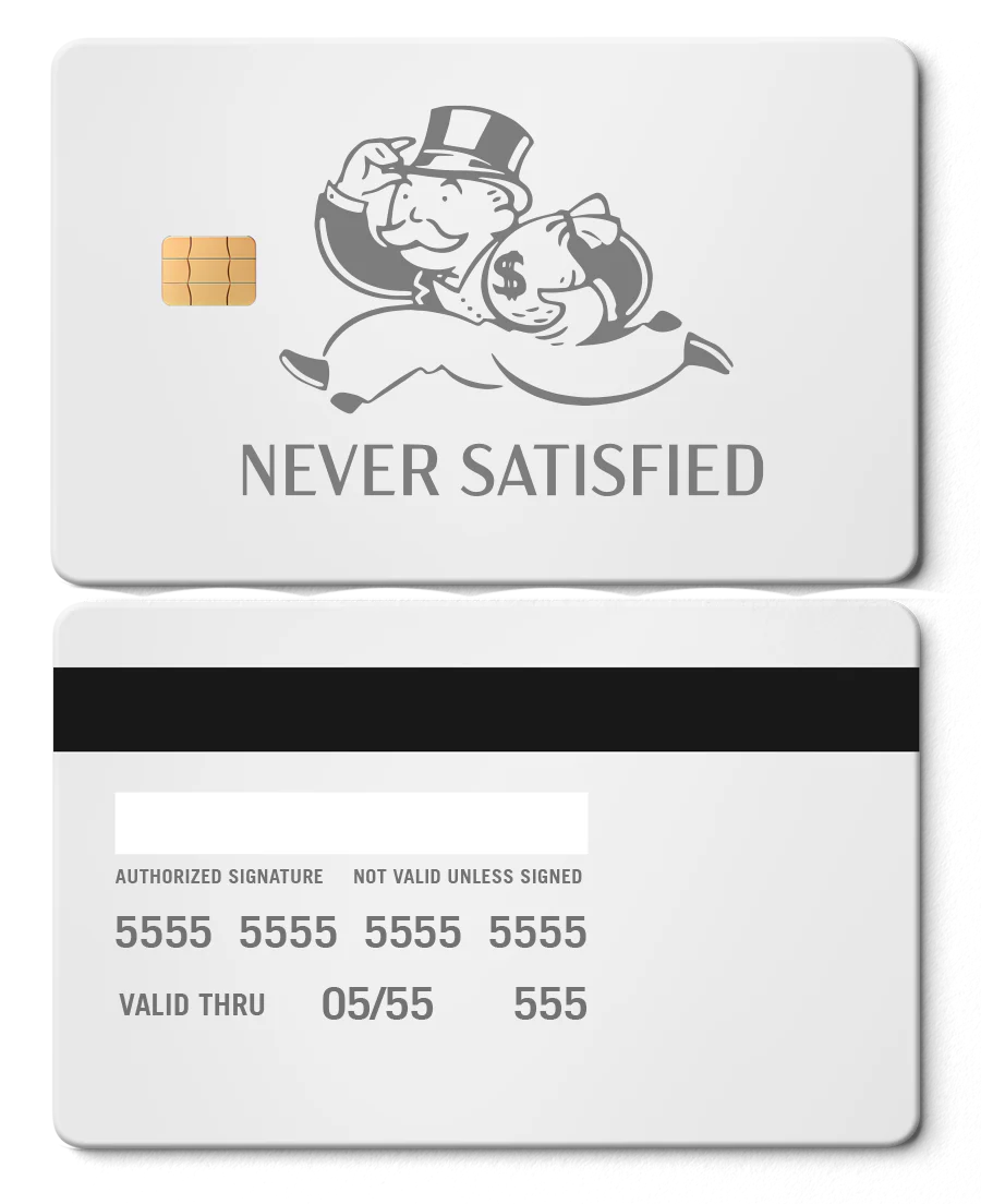 Never Satisfied Card - Image 14