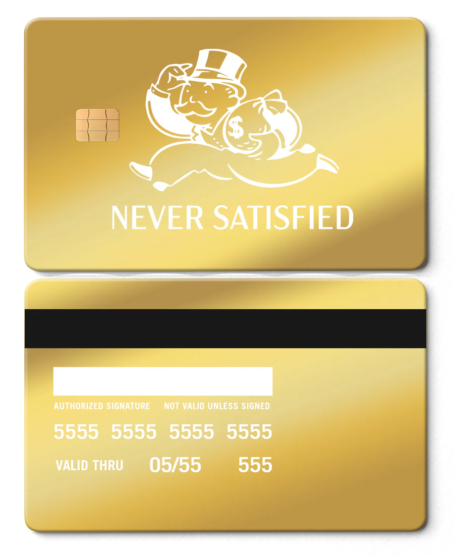Never Satisfied Card - Image 6