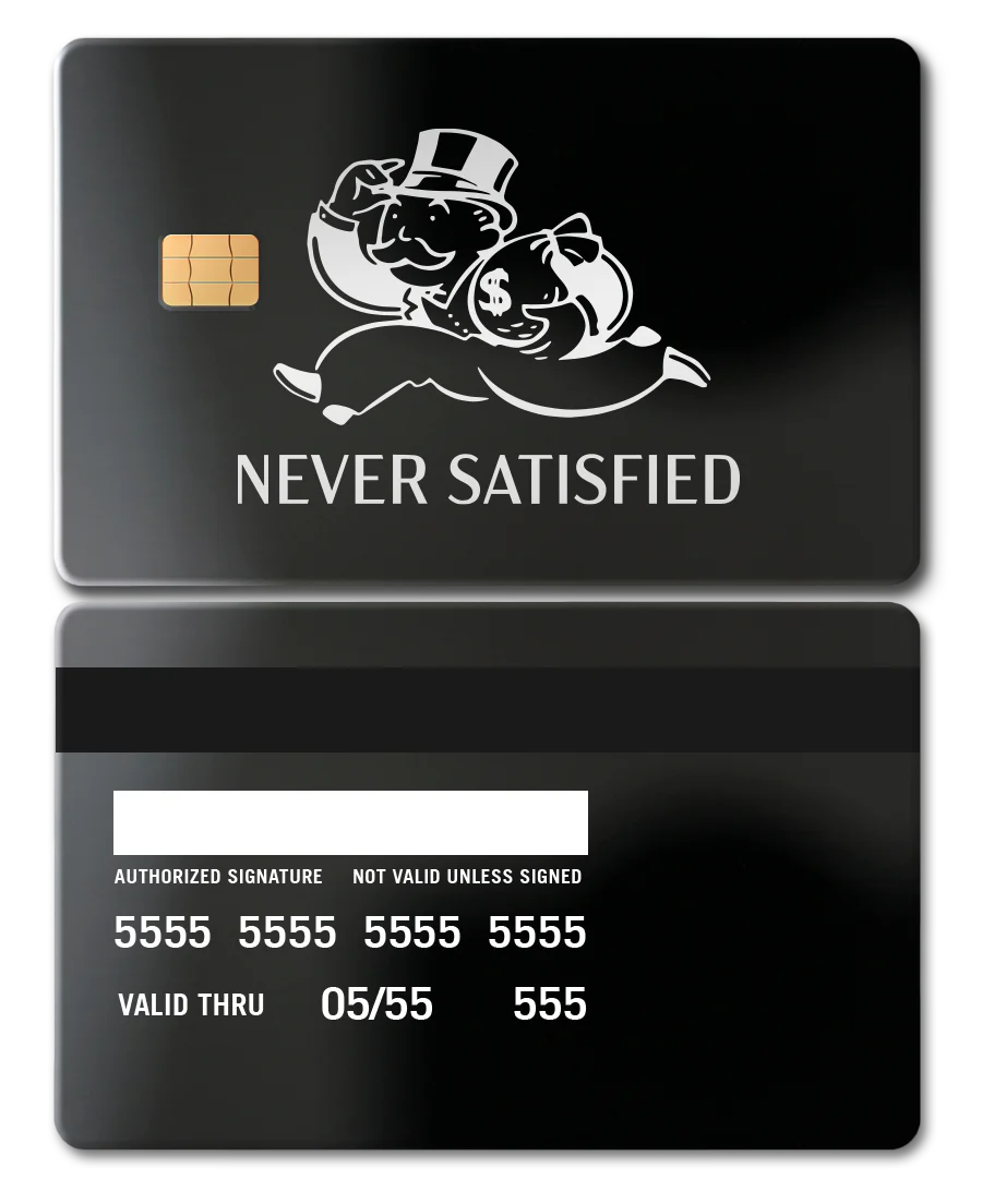 Never Satisfied Card - Image 7