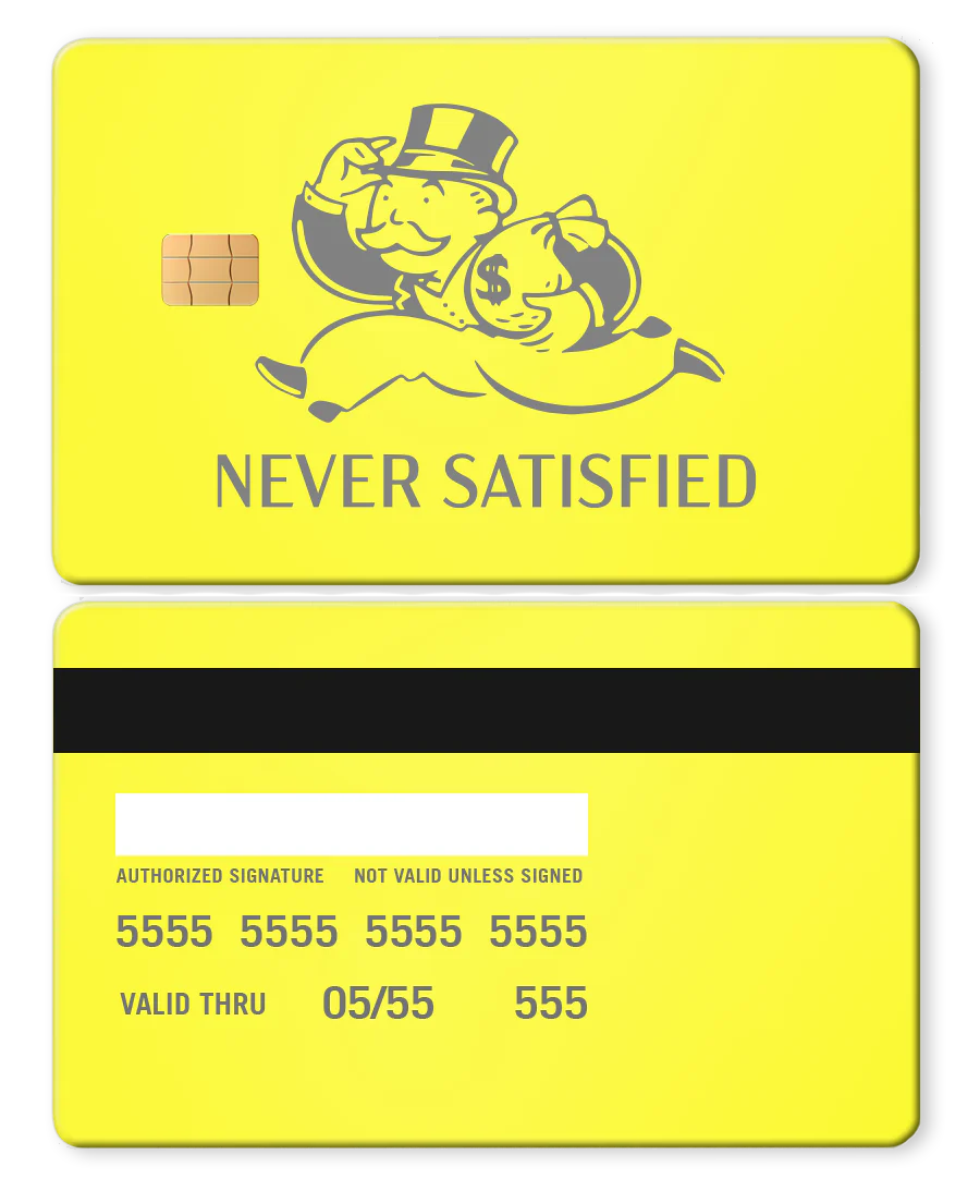 Never Satisfied Card - Image 8