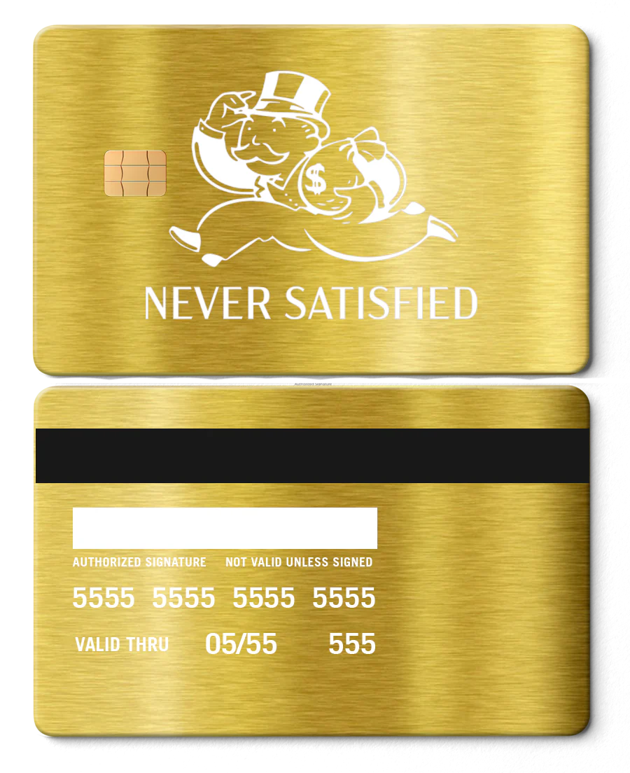 Never Satisfied Card - Image 9