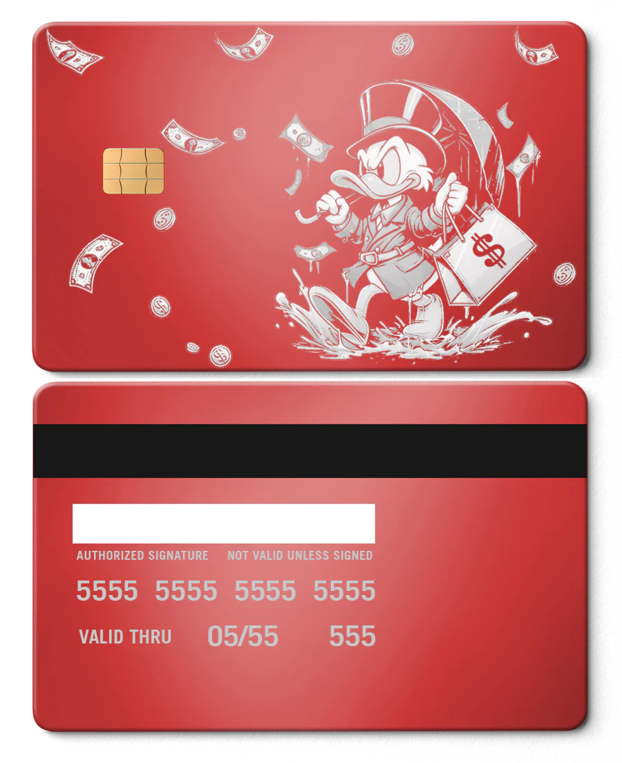 Scrooge Raining Cash Card - Image 10