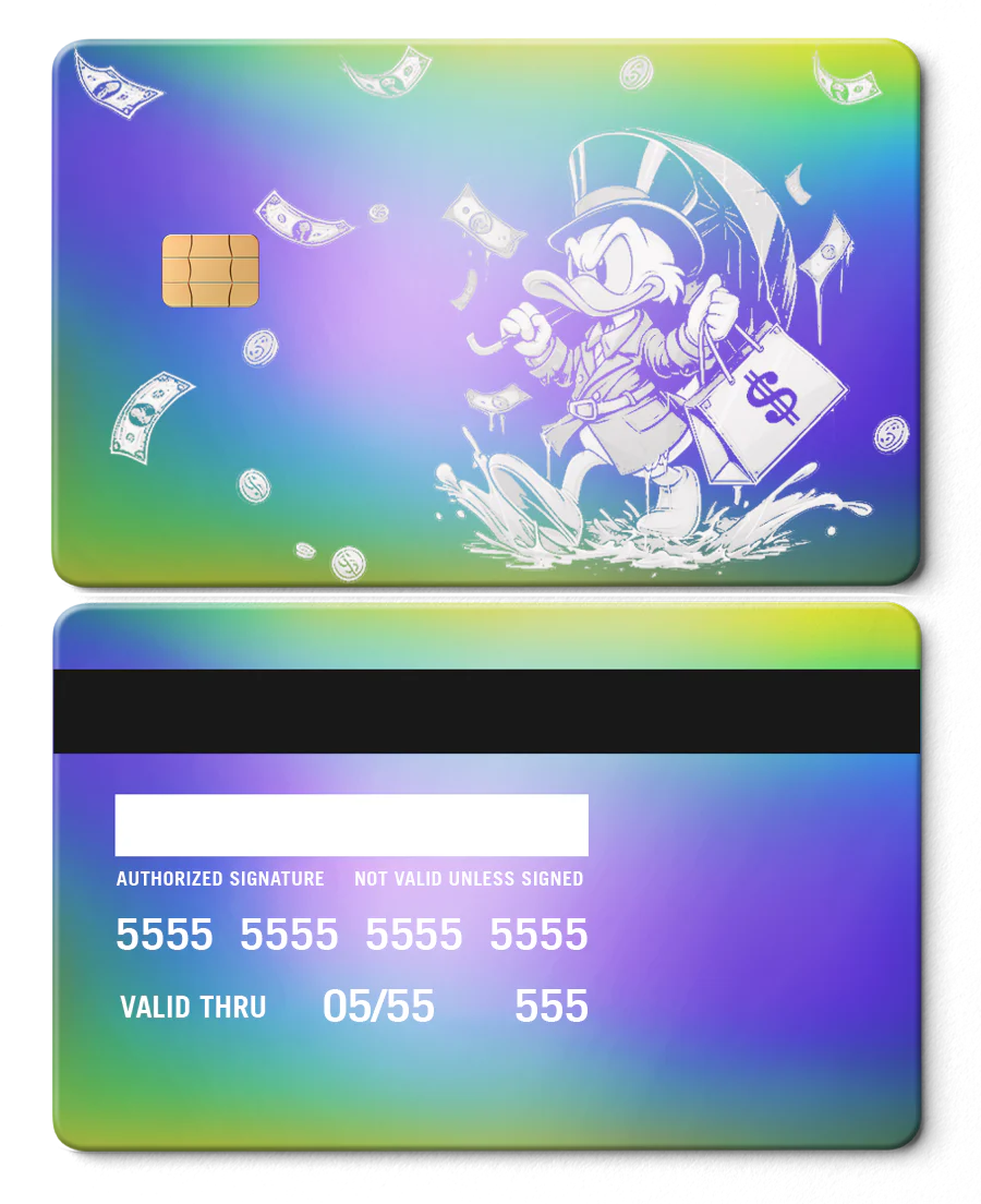 Scrooge Raining Cash Card - Image 11