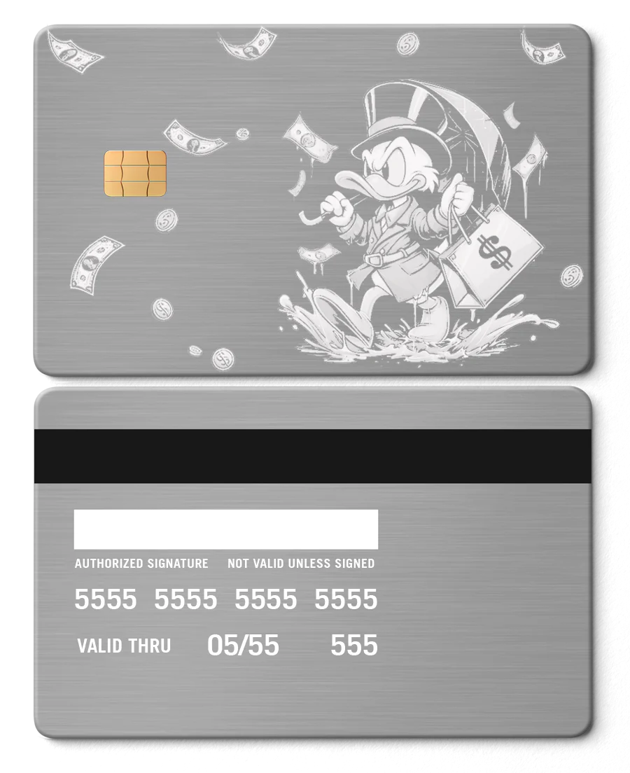 Scrooge Raining Cash Card - Image 12