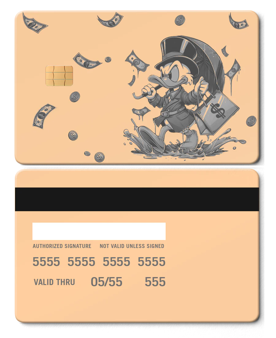 Scrooge Raining Cash Card - Image 13