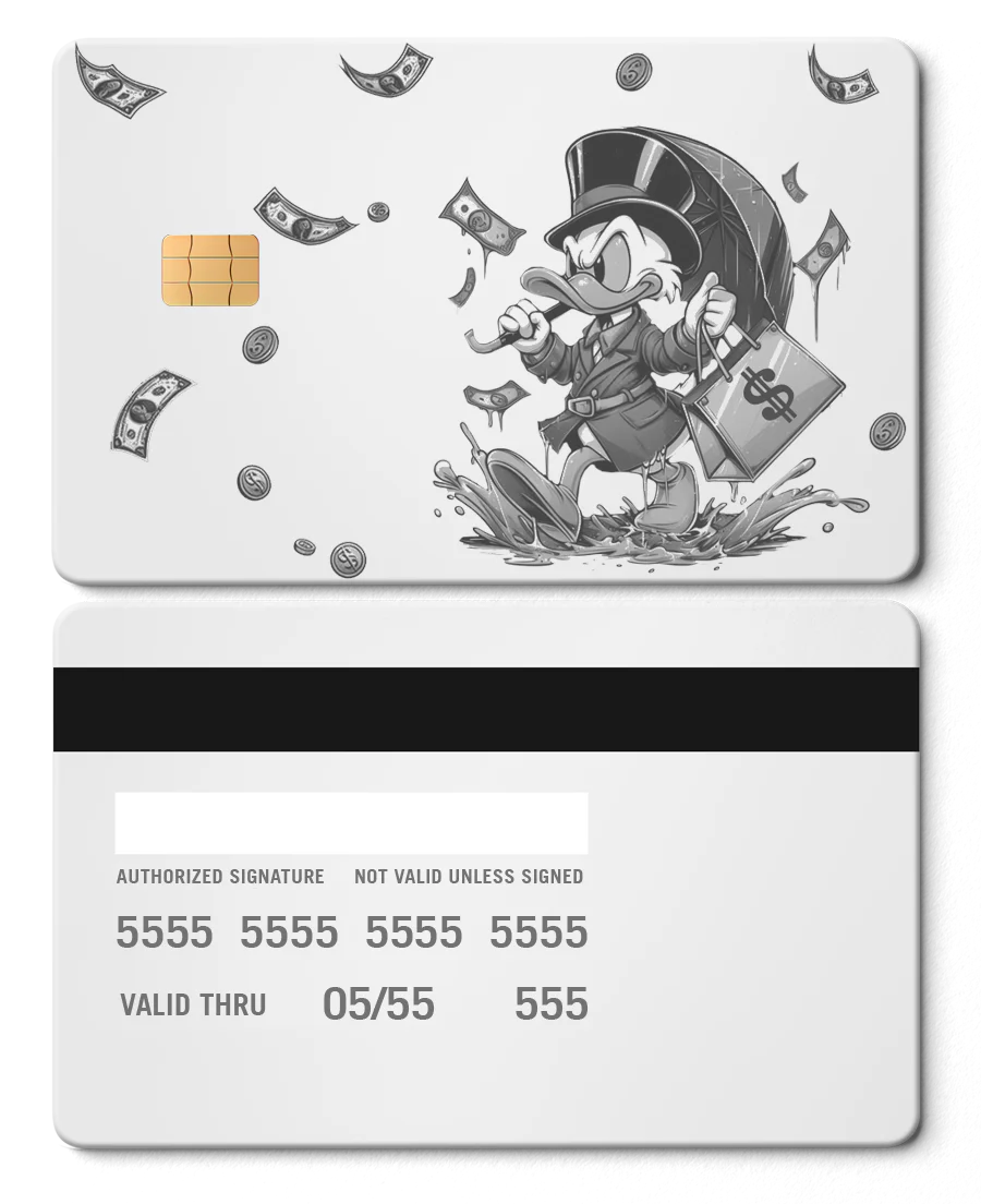 Scrooge Raining Cash Card - Image 14