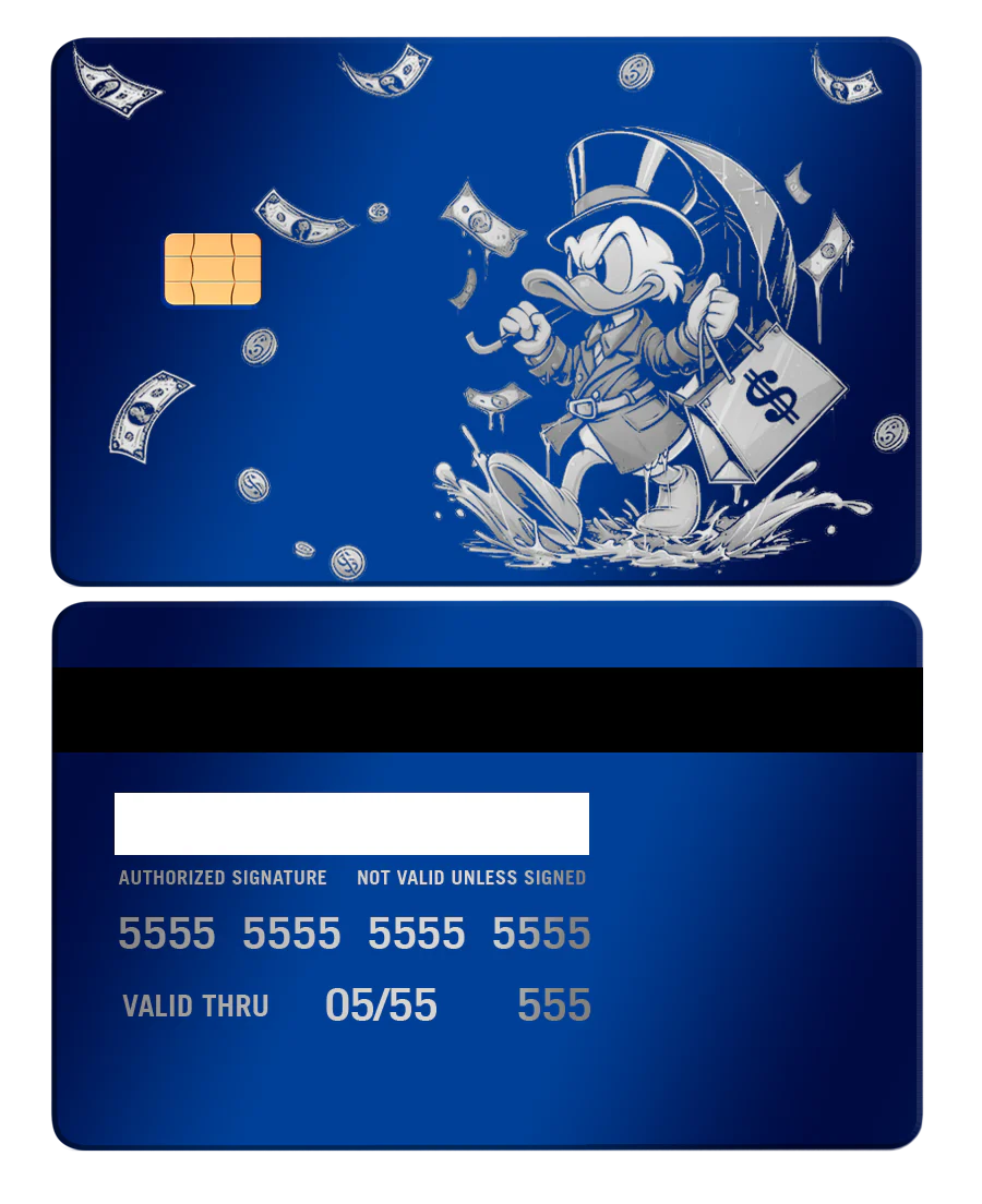 Scrooge Raining Cash Card - Image 16