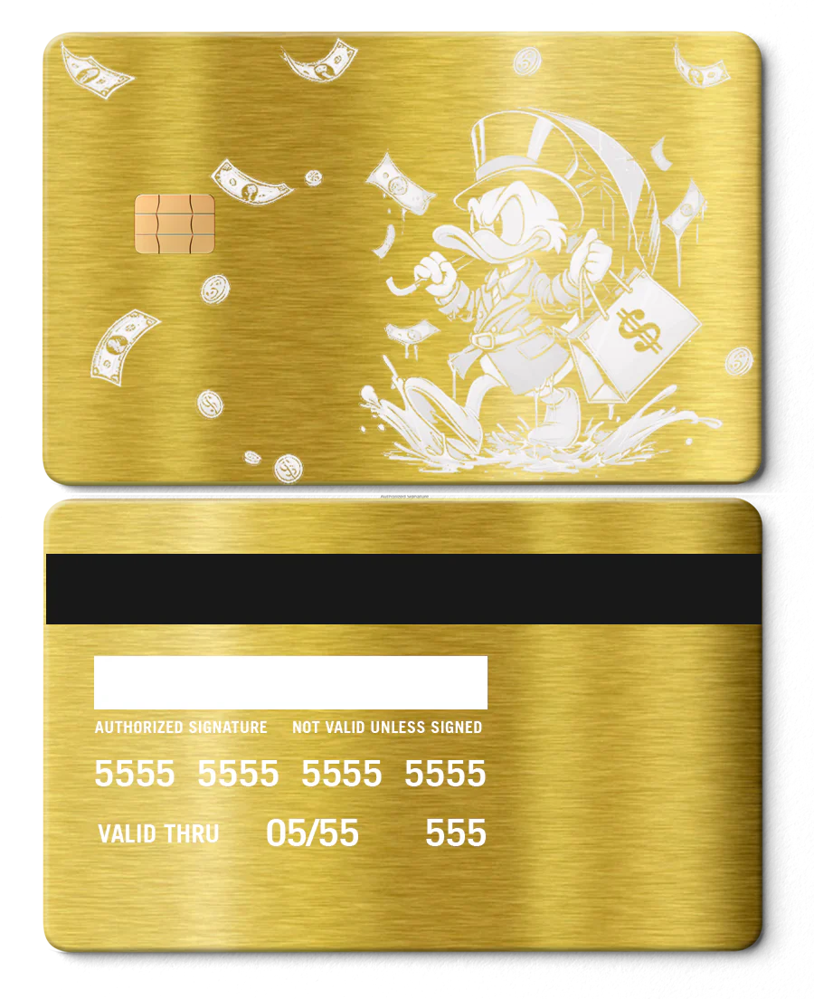 Scrooge Raining Cash Card - Image 9