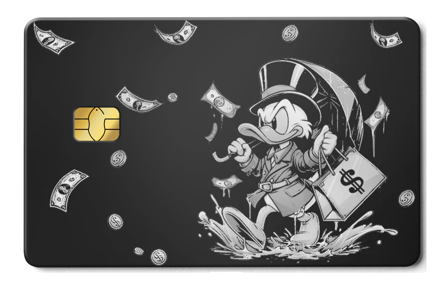Scrooge Raining Cash